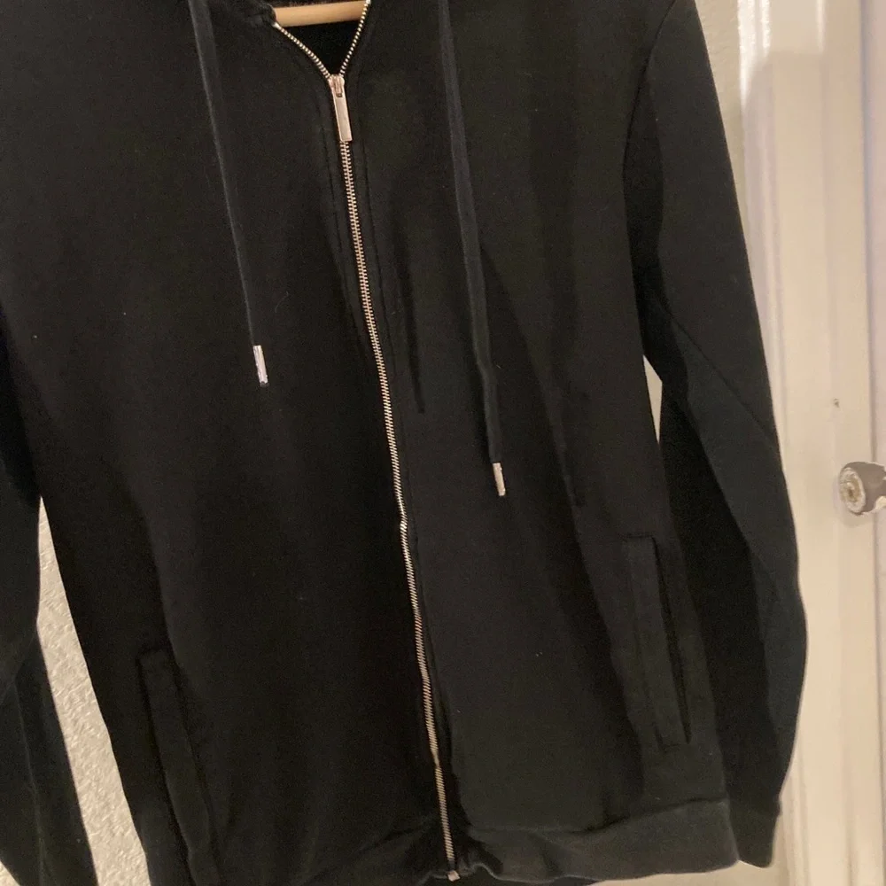ZARA WomenBlack Hoodie Sweater size L - Picture 4 of 5
